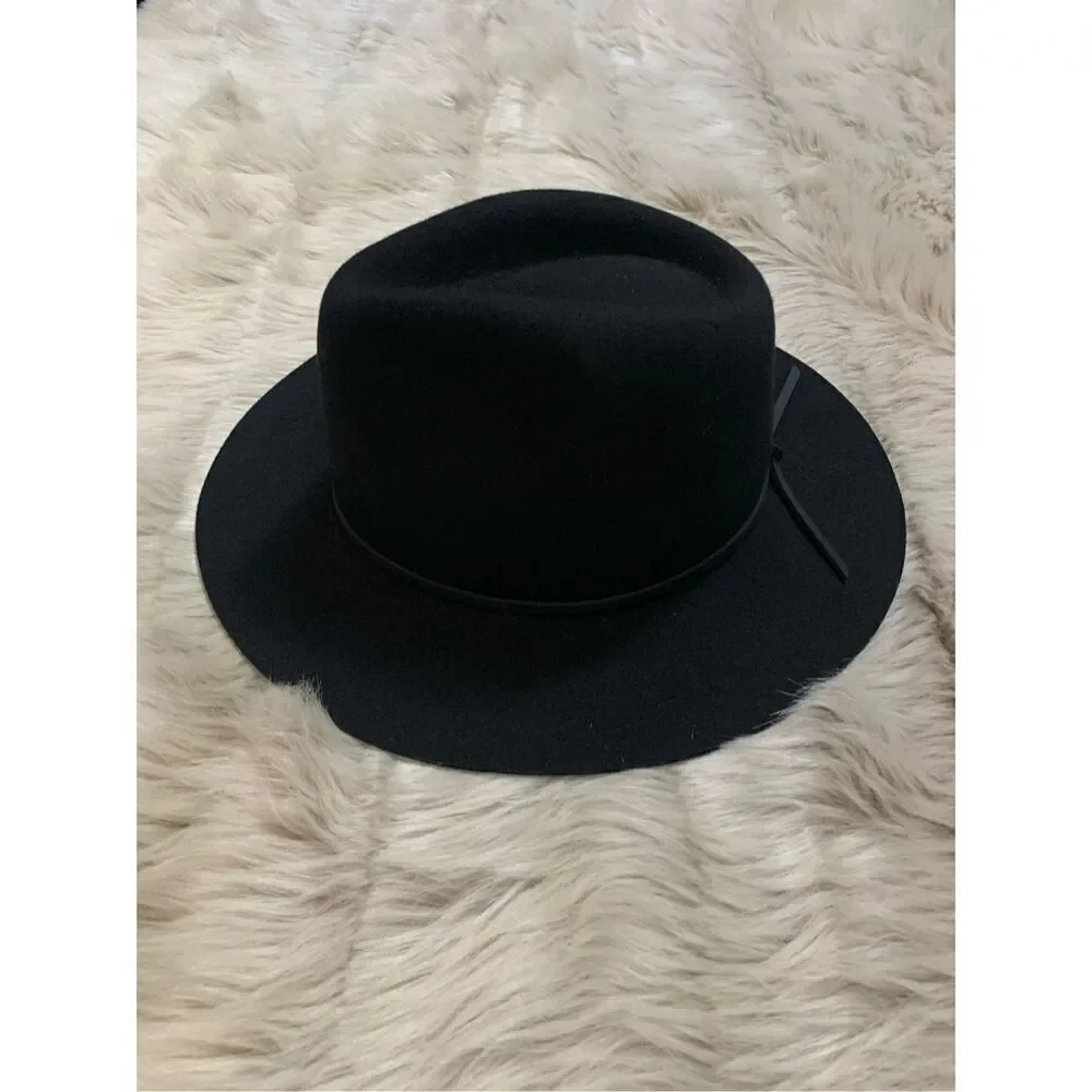 Brixton Wesley Fedora Hat Black size XS